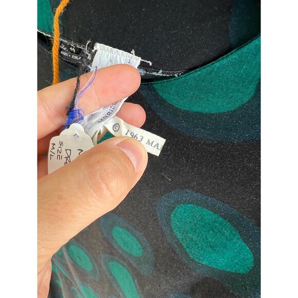 Vintage 1960s Marimekko Dress - Size M/L - Picture 6 of 6